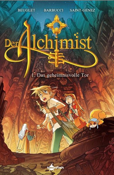 Buchcover "Der Alchimist", toonfish