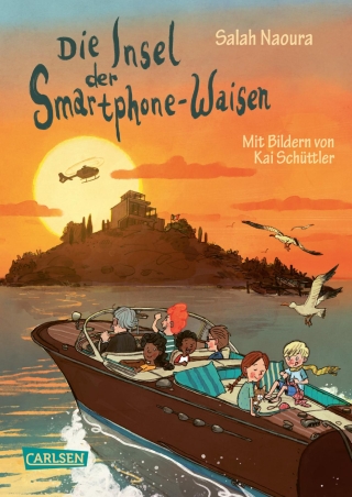 Buchcover "Die Insel der Smartphone-Waisen", Carlsen 