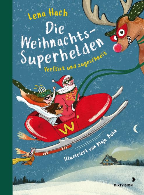 Buchcover "Die Weihnachtssuperhelden", mixtvision 