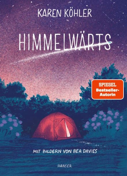 Buchcover "Himmelwärts", Hanser 