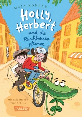 Buchcover "Holly, Herbert und die Fleichfresserpflanze", Carlsen 