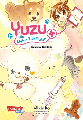 Buchcover "Yuzu, die kleine Tierärztin", Carlsen Manga
