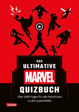 Buchcover "Das ultimative Marvel Quizbuch", Carlsen 