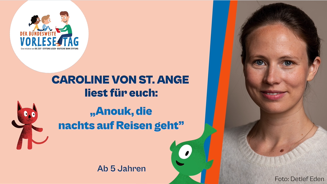 Caroline von St. Ange liest zum Digitalen Vorlesefest vor