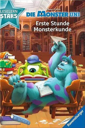 Buchcover "Die Monster Uni: Erste Stunde Monsterkunde", Ravensburger 