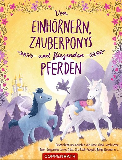 Buchcover "Von Einhörnern, Zauberponys und fliegenden Pferden", Coppenrath 