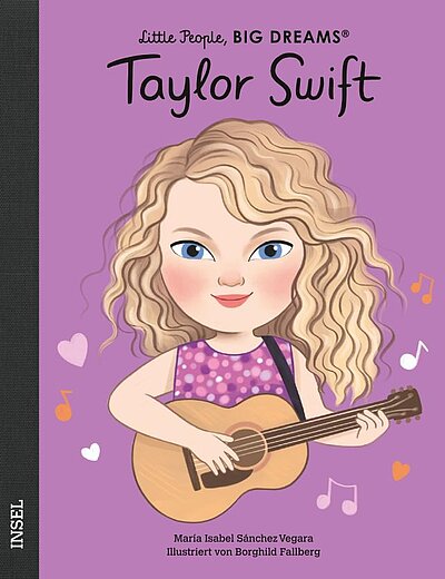 Buchcover "Little People, Big Dreams: Taylor Swift", Insel 