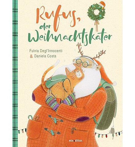 Buchcover "Rufus, der Weihnachtskater", minedition