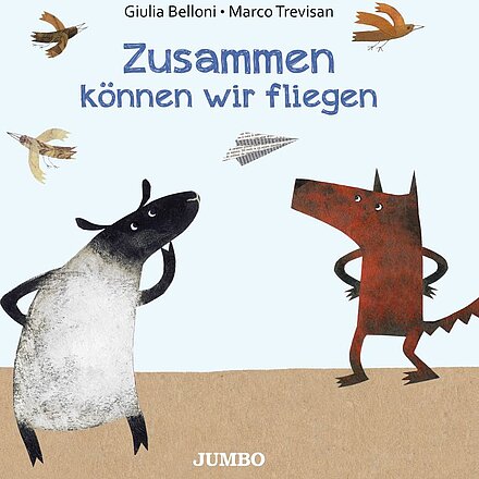 Buchcover "Zusammen können wir fliegen", Jumbo 