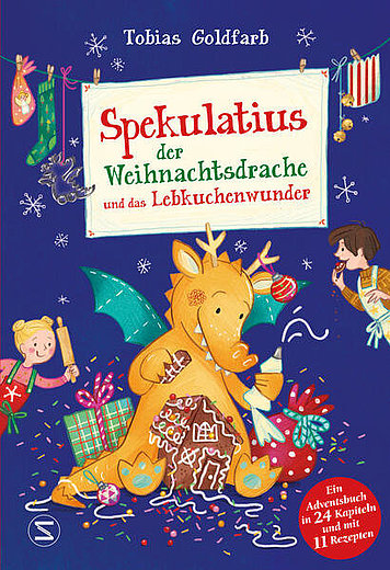 Buchcover "Spekulatius der Weihnachtsdrache und das Lebkuchenwunder", Schneiderbuch